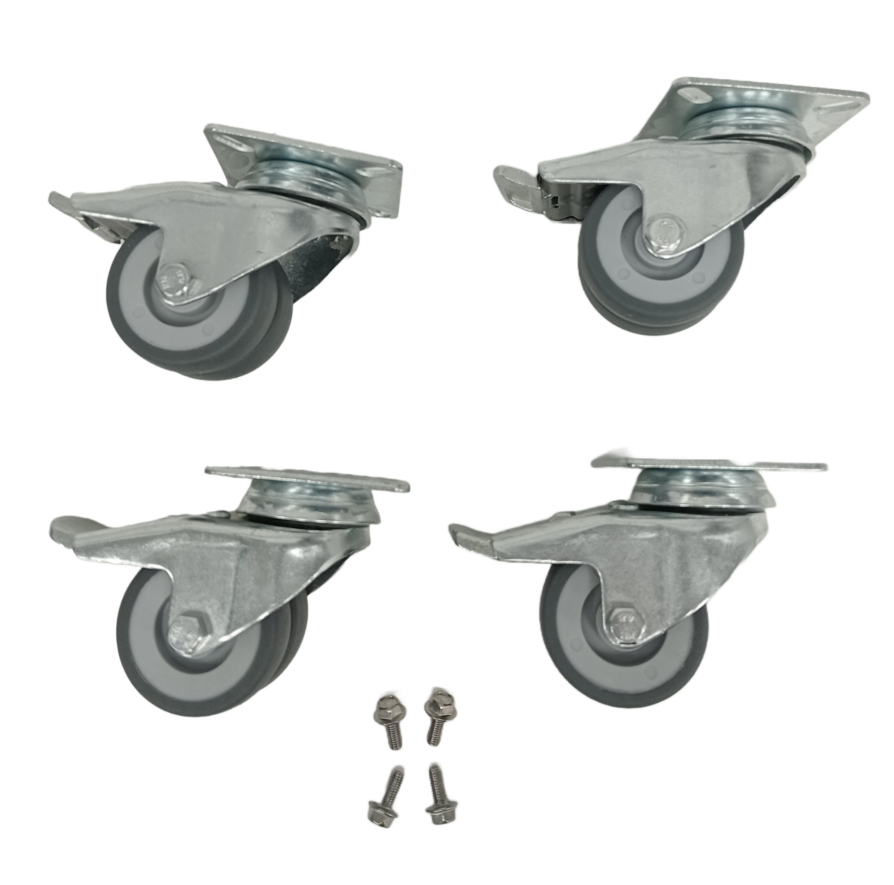 71MM CASTOR KIT COMPLETE WITH M5 SCREWS